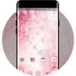 Logo of Pink Pretty Flower Theme 2019 android Application 